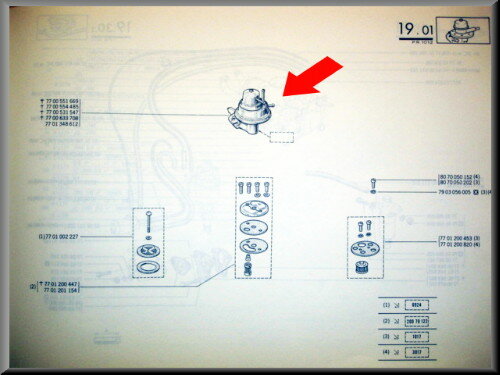 Petrol pump R12 Gordini