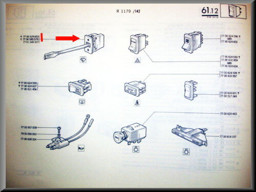 Windshield wiper switch