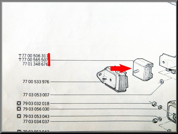 Rubber mounting gear box