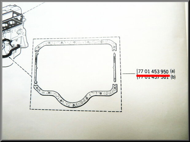 Seal oil pan (170mm)