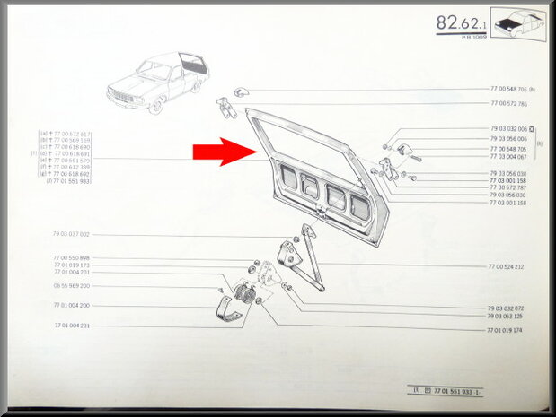 Achterklep R12 Break