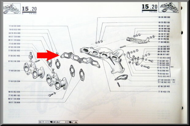 Exhaust manifold gasket 