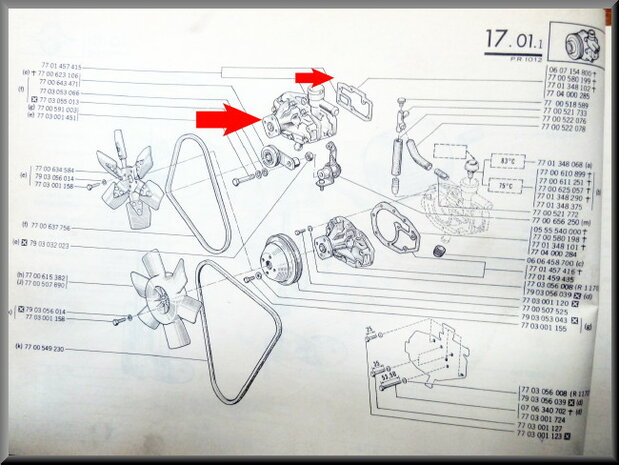 Water pump housing