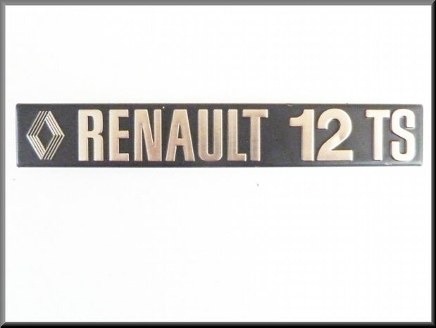 Emblem "Renault 12 TS"