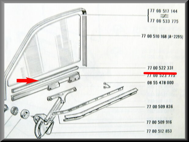 Window rubber seal