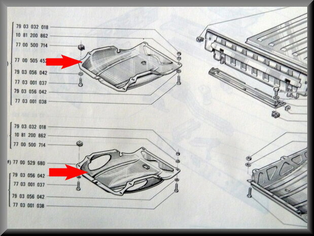 Engine skid plate