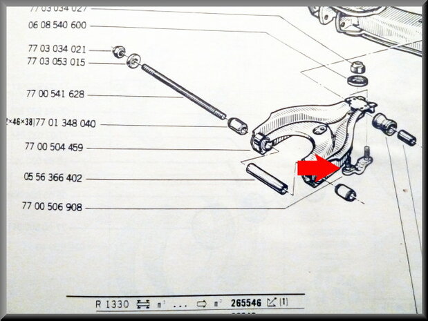 Mounting bracket rear wishbone