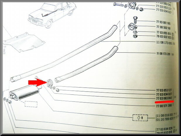 Exhaust clamp (47-52mm)