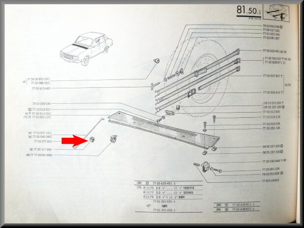 Mounting clip bonnet support