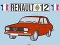 Key-ring-Renault-12-(red)